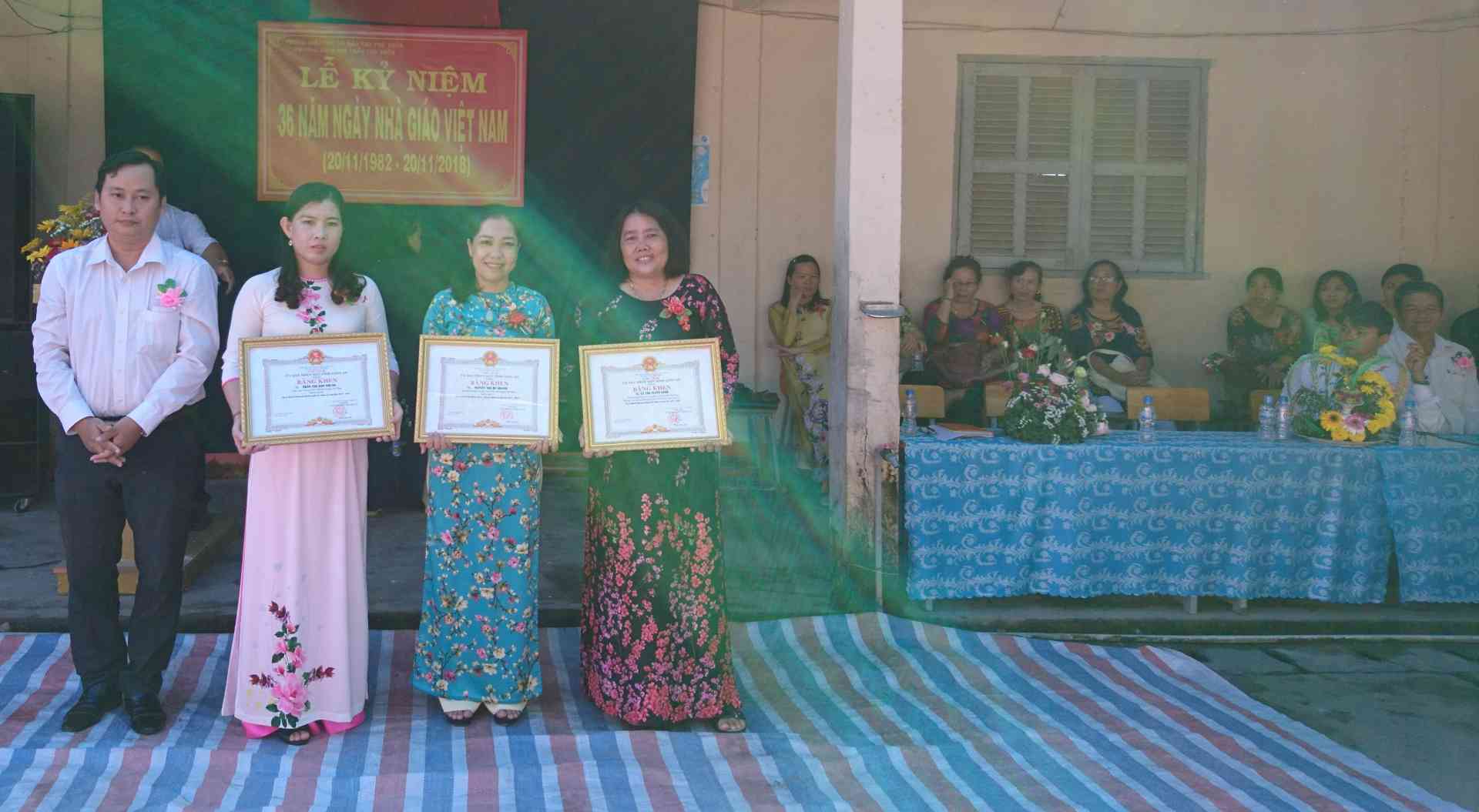 Các cá nhân được nhận bằng khen của UBND Tỉnh NH 2017-2018